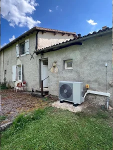 chantier pompe à chaleur